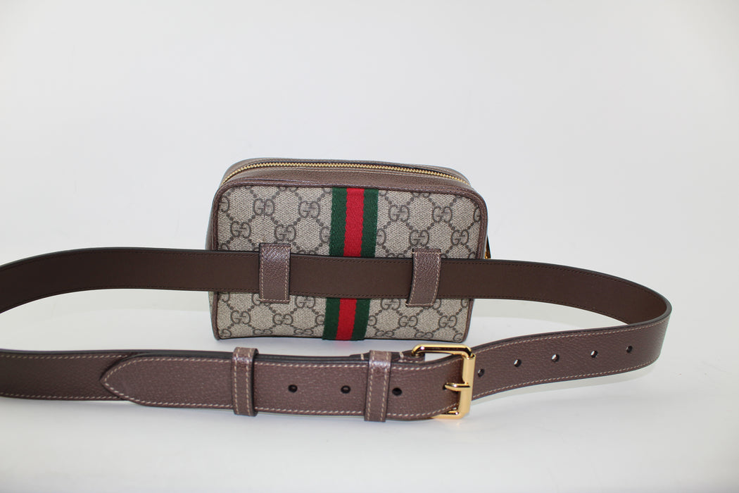 GUCCI OPHIDIA GG SUPREME SMALL BELT BAG SIZE 95/38