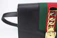 Gucci Leather Black Sylvie Belt Bag