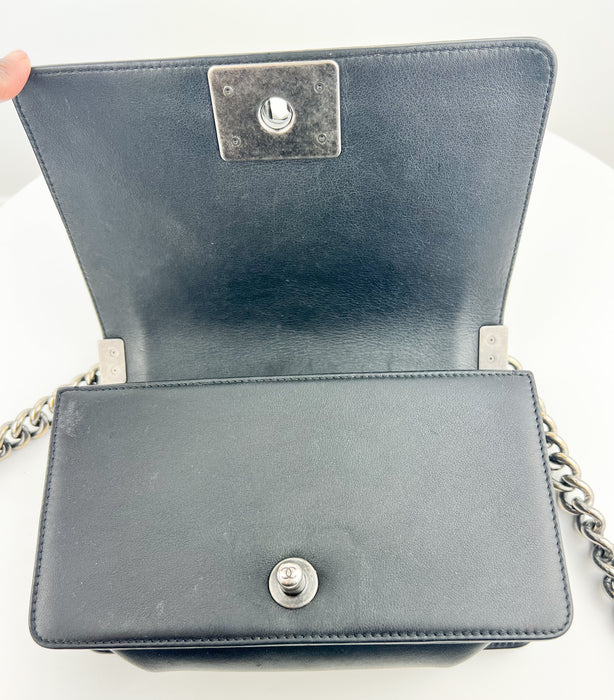 Chanel Chevron Small Boy Bag