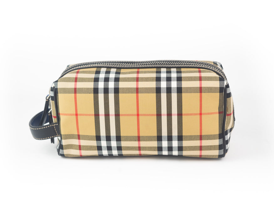 Burberry Vintage Check Canvas Toiletry bag