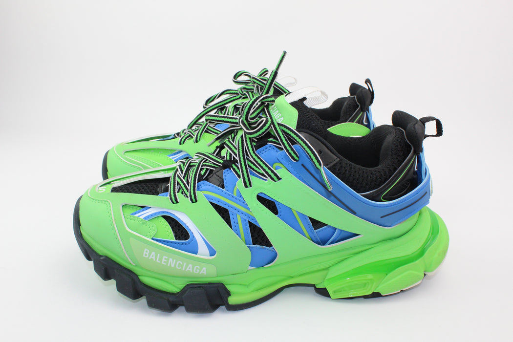 Balenciaga Track Sneakers in Blue/Green