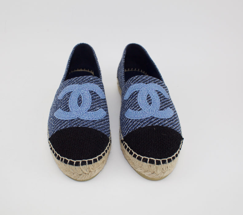 CHANEL ESPADRILLES SIZE 37 