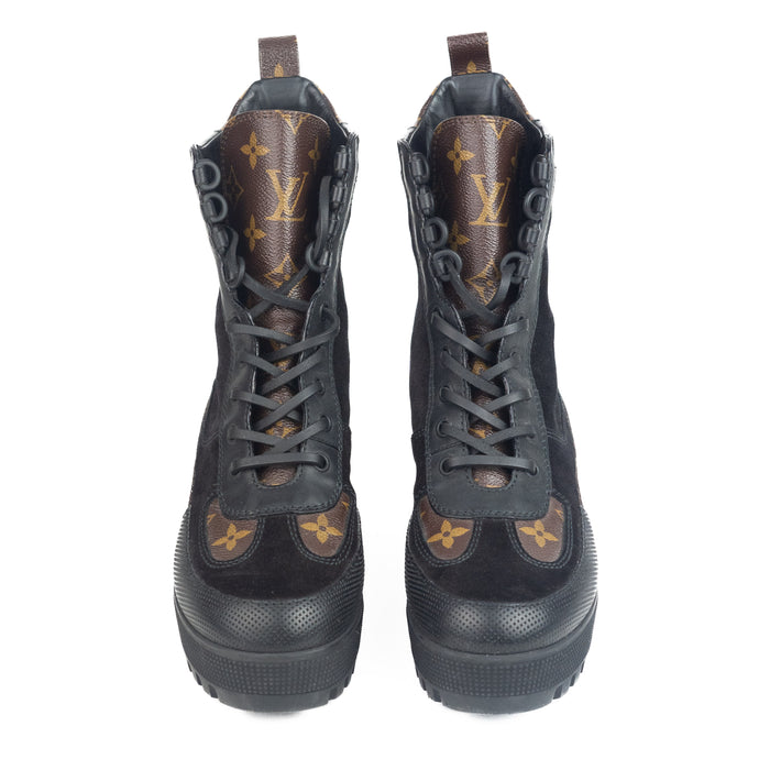 Louis Vuitton Laureate Platform dessert boots