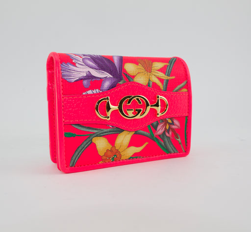 GUCCI ZUMI FLORA CARD CASE