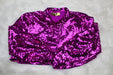 MSGM SEQUINNED BLOUSE SIZE 44 US 10