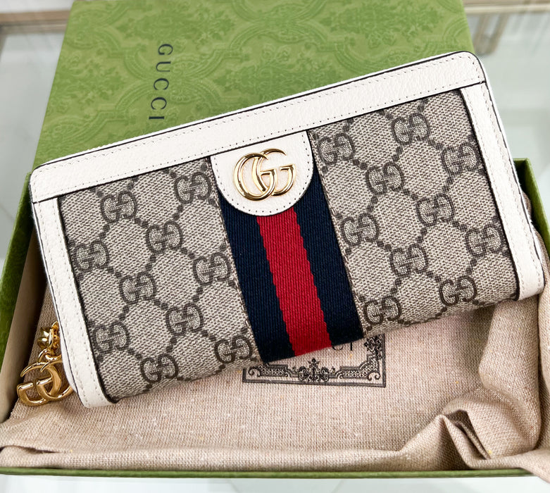 Gucci Ophidia GG Zip Around Wallet