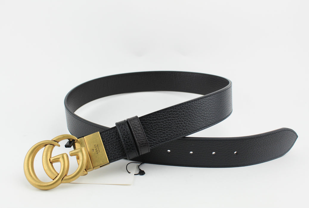 Gucci GG Reversible leather belt in brown/black