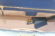 GUCCI NAVY GUCCISSIMA LEATHER PADLOCK SHOULDER BAG