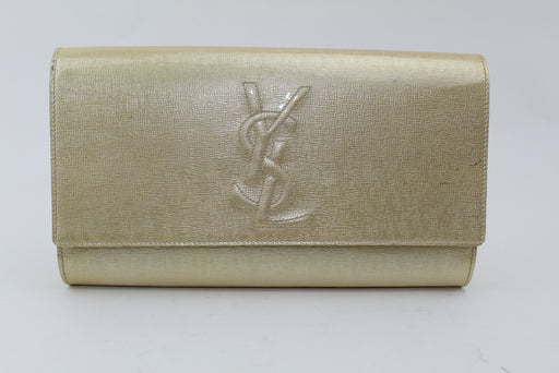 YVES SAINT LAURENT PATENT BELLE DE JOUR  CLUTCH