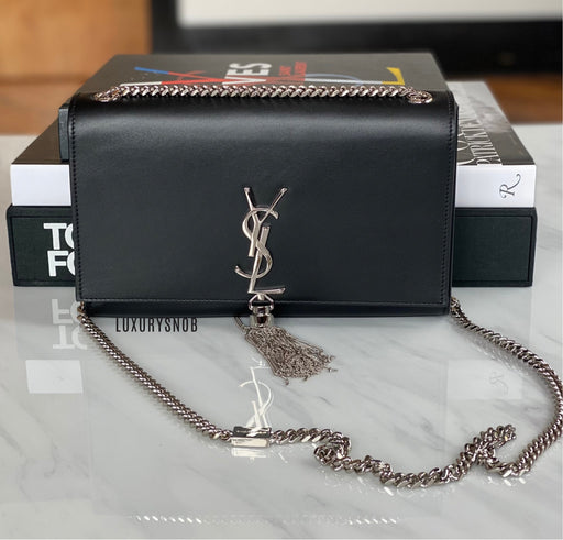Saint Laurent Leather Medium Kate YSL Tassel Chain Bag