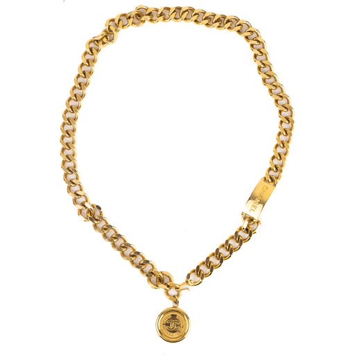 Chanel Vintage Chain Medallion belt