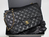 CHANEL CAVIAR DOUBLE FLAP MEDIUM BAG - LuxurySnob