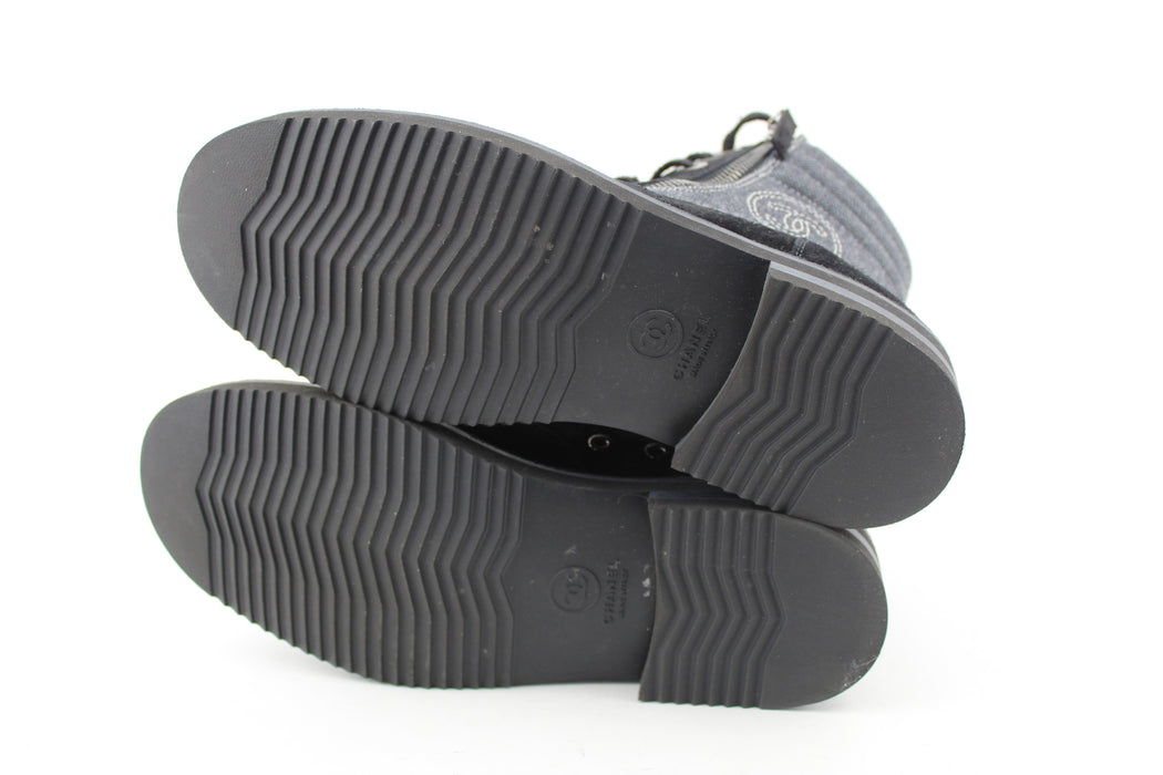 Chanel Denim Sneakers