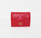 Gucci GG Marmont card case wallet Red