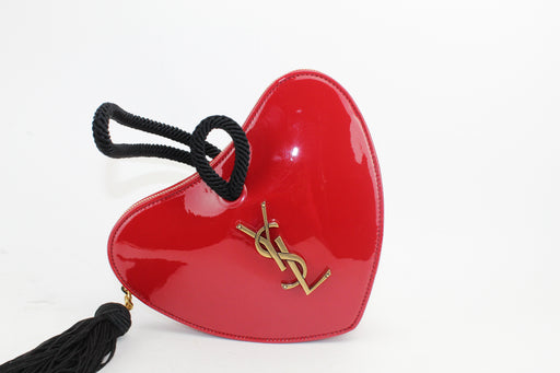 Saint Laurent Heart Clutch