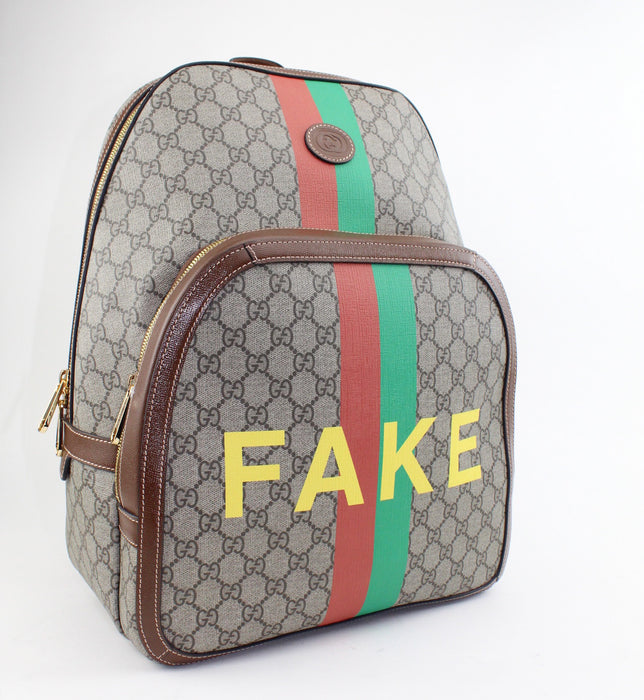 Gucci Fake/Not GG Canvas backpack