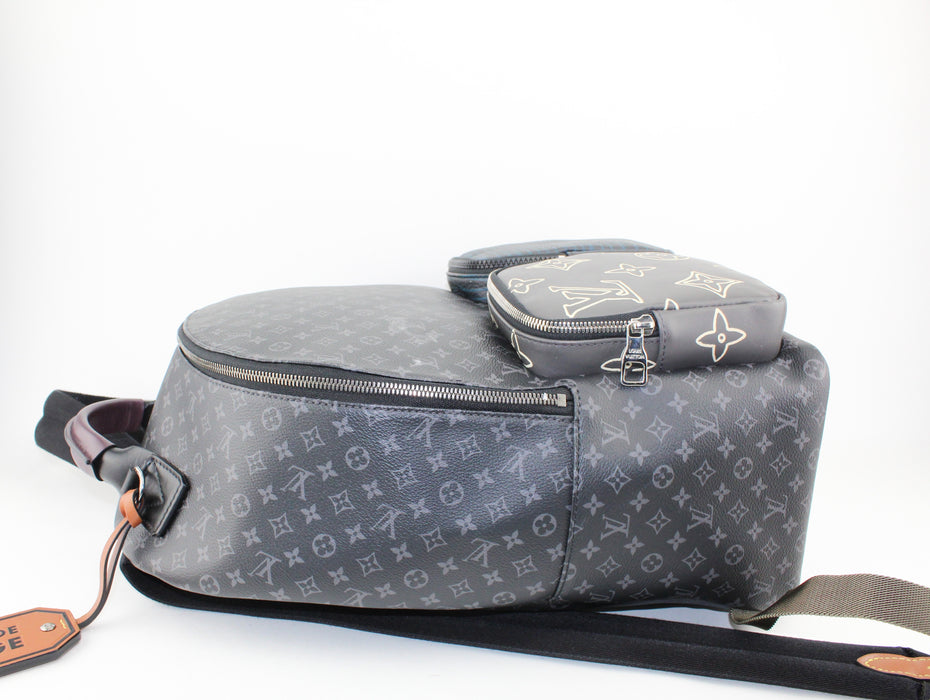 louis vuitton backpack multi pocket Louis Vuitton Special Edition Multi Pocket Monogram Backpack — LSC INC