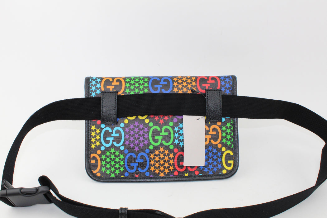 GUCCI GG MONOGRAM PSYCHEDELIC BELT BAG