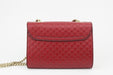 Gucci Emily Guccissima Mini Chain Shoulder Bag red