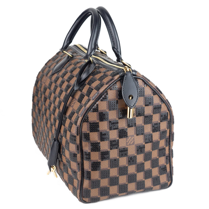 Louis Vuitton Speedy 30 Damier  Paillettes Sequin Bag Limited Edition