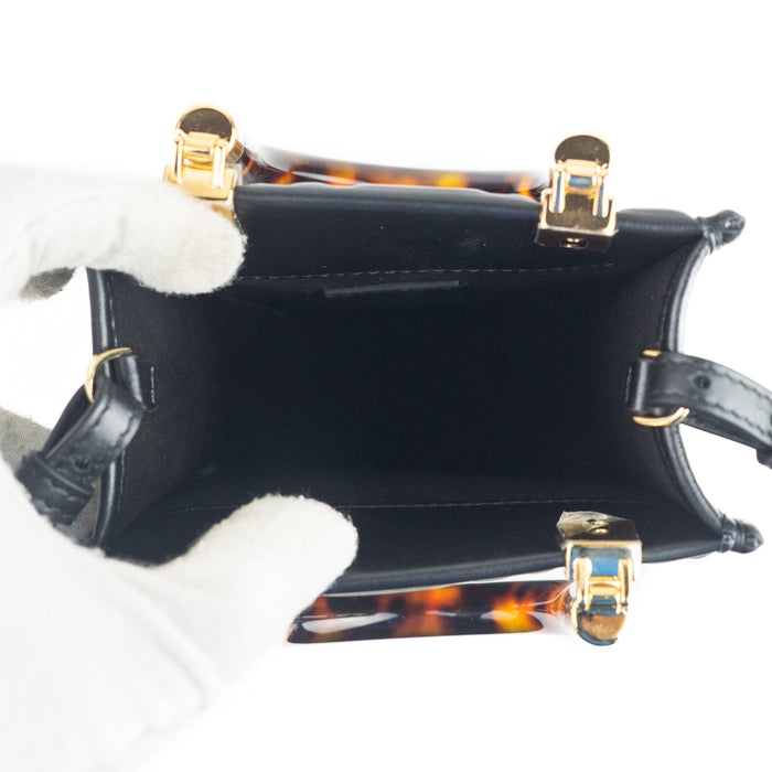 Fendi Mini Sunshine Shopper Bag in Black