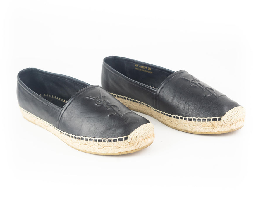 Saint Laurent Leather Espadrilles