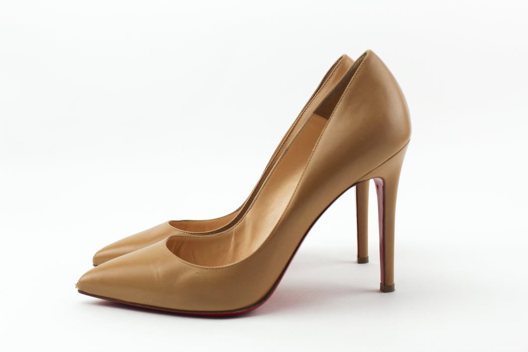 Christian Louboutin Pigalle 100 kid blush