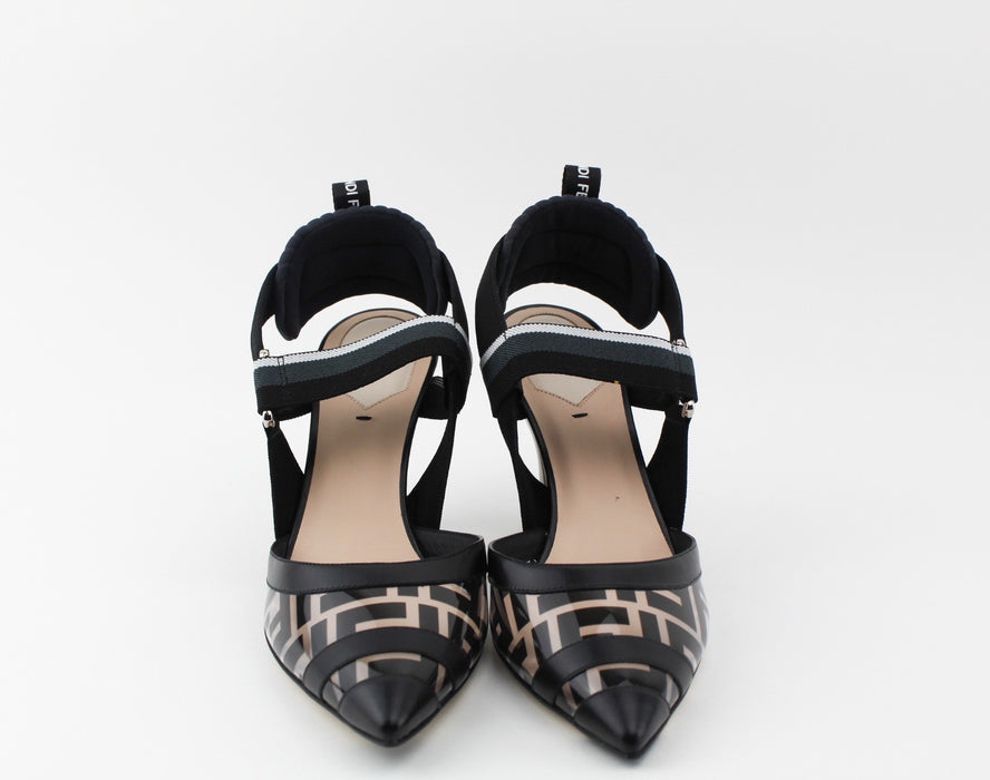 FENDI COLIBRI SLINGBACK PUMPS