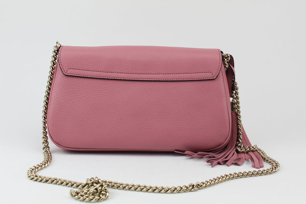 Gucci Soho Chain medium crossbody bag Pink