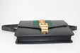 Gucci Leather Black Sylvie Belt Bag