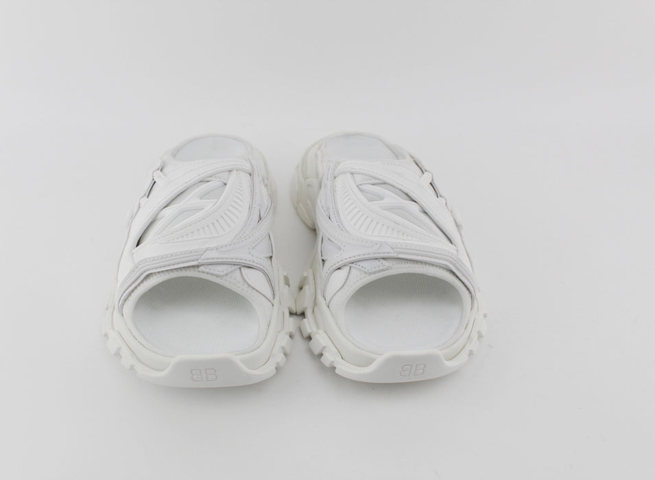 BALENCIAGA TRACK MESH INSET SLIDES