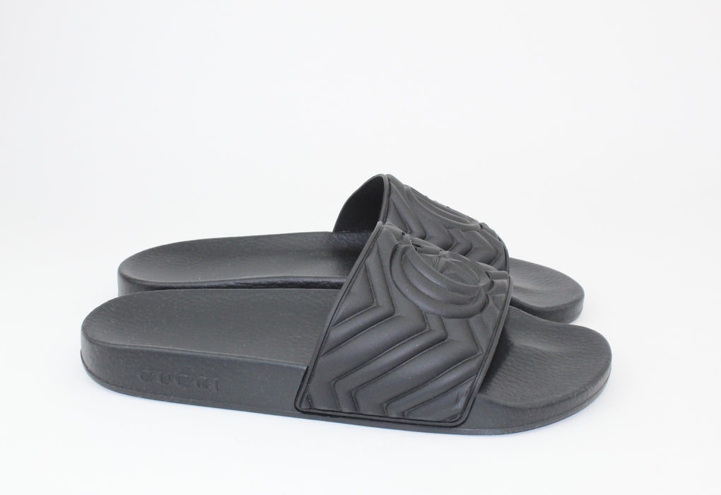 Gucci Men Matelasse Slides