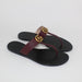 GUCCI GG THONG LEATHER SANDALS