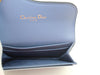 DIOR SADDLE FLAP CARD HOLDER BLUE