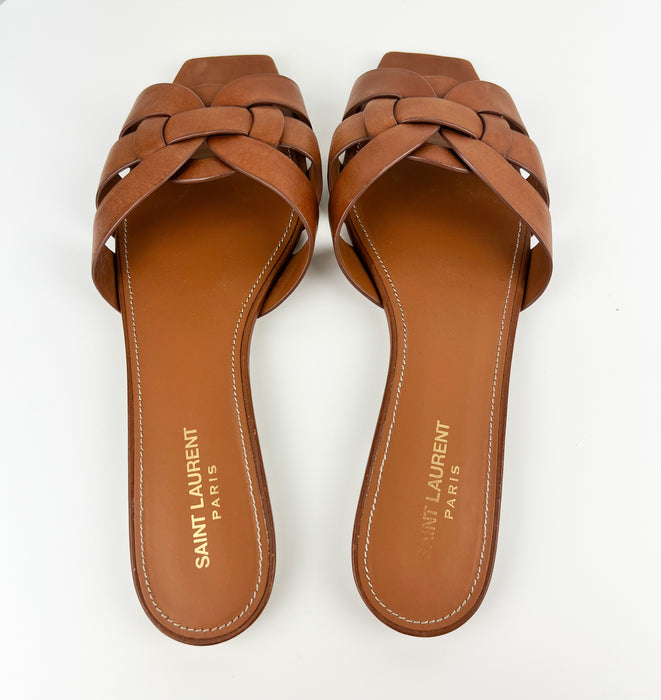 Saint Laurent Tribute Flat Sandals
