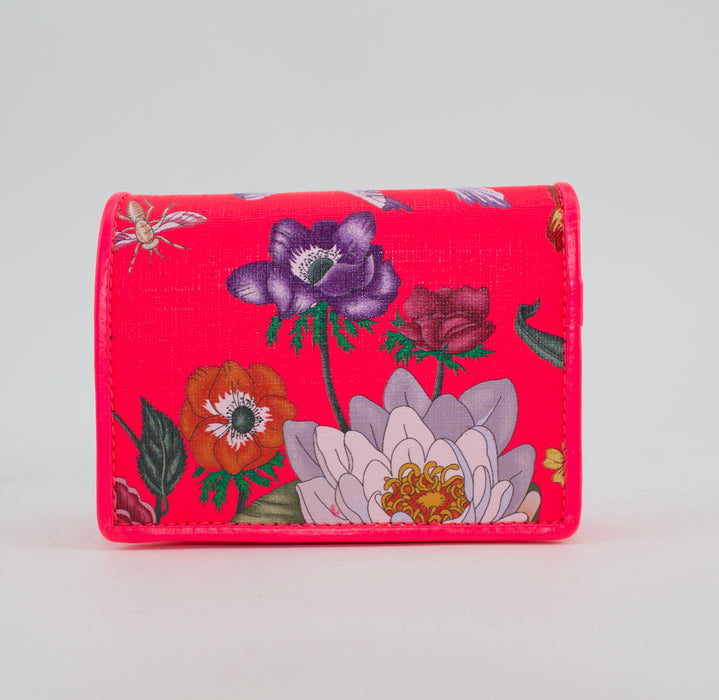 GUCCI ZUMI FLORA CARD CASE