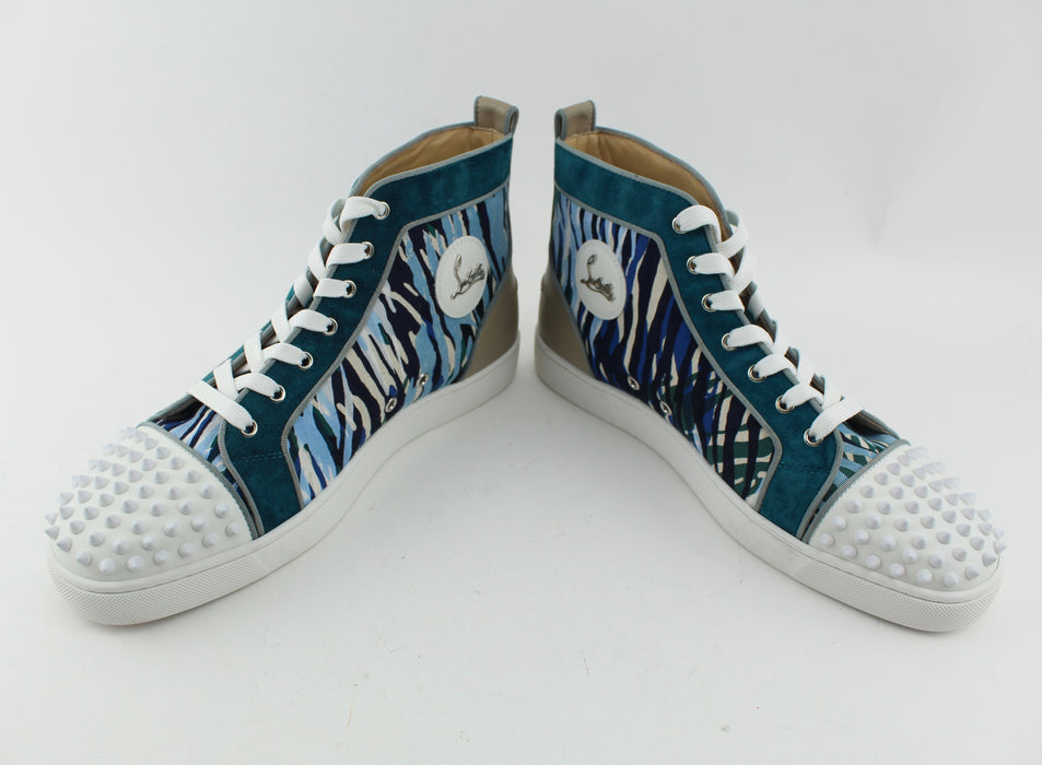 CHRISTIAN LOUBOUTIN  LOUIS HIGH TOP SNEAKER SIZE 45 - LuxurySnob