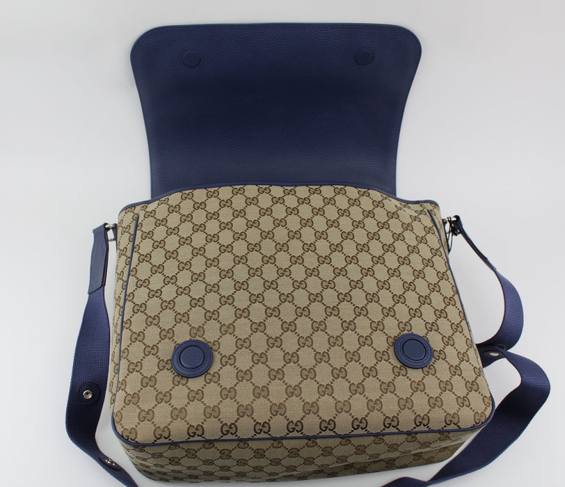 GUCCI GG CANVAS DIAPER BAG