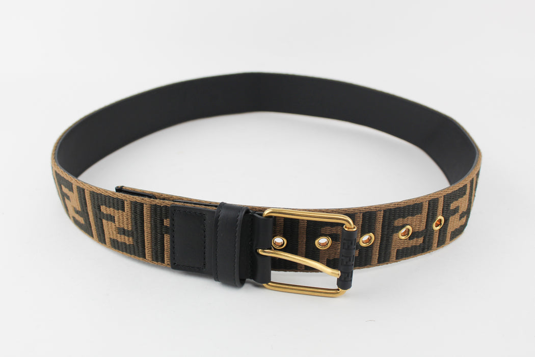 Fendi Ff Black and brown  Belt