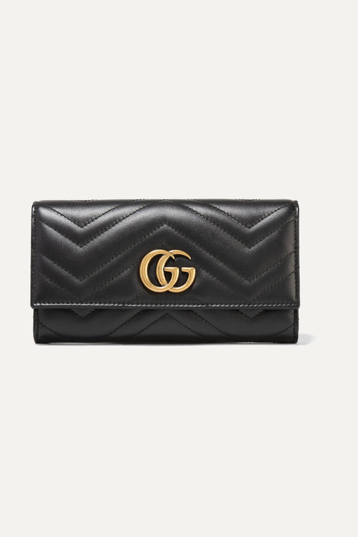 GUCCI GG MARMONT QUILTED WALLET