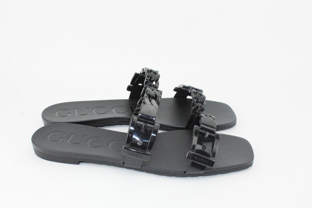 Gucci Women rubber slide sandal