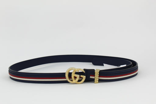 Gucci Stripe leather belt