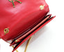 Saint Laurent Patent Calfskin Matelasse Medium Vicky Chain Bag Red