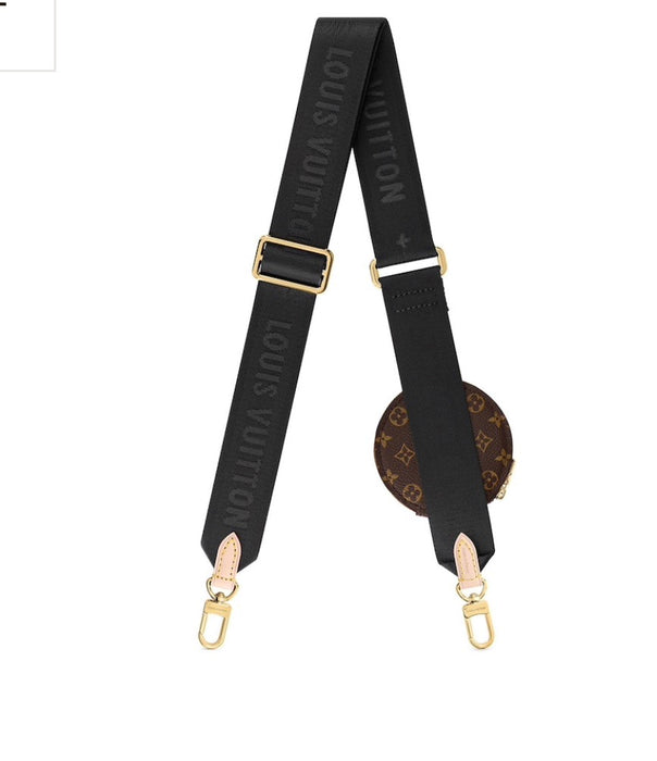 LOUIS VUITTON BANDOULIERE  STRAP BLACK