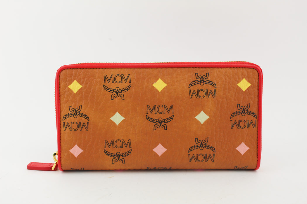 MCM SKYOPTIC ZIP AROUND WALLET