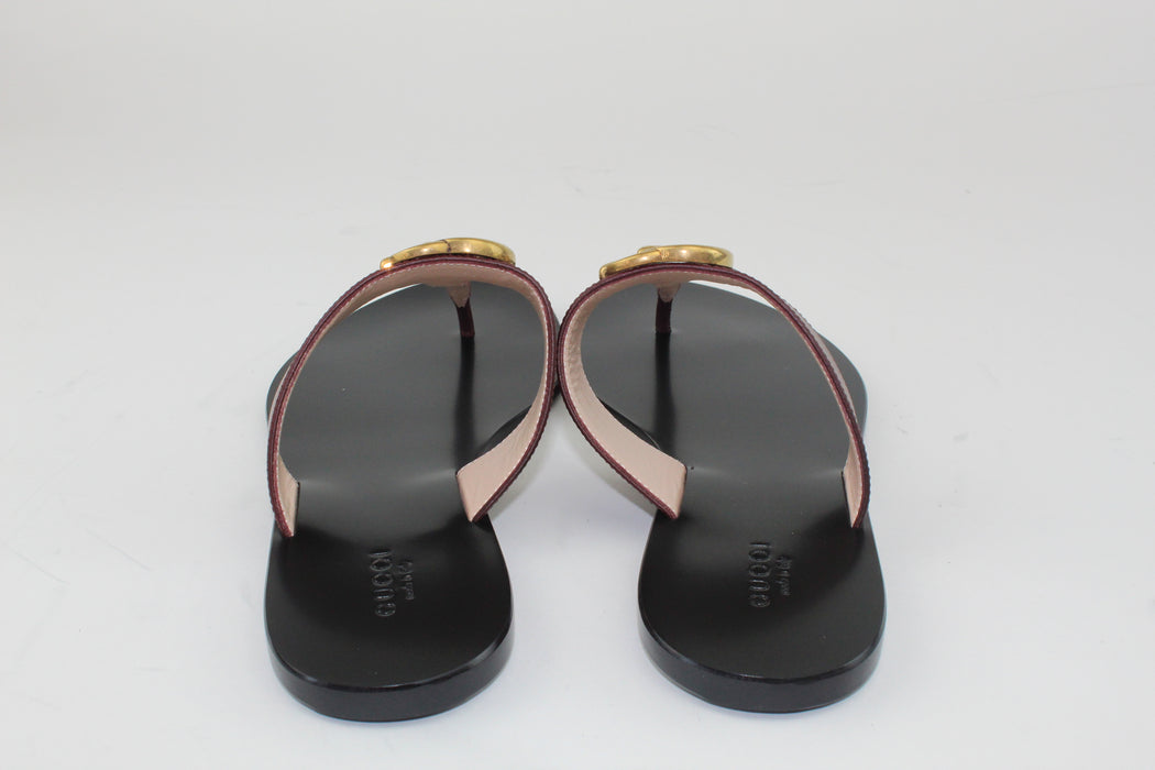 Gucci Leather Thong Sandal