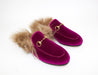 GUCCI PRINCETOWN VELVET SLIPPERS SIZE 35.5