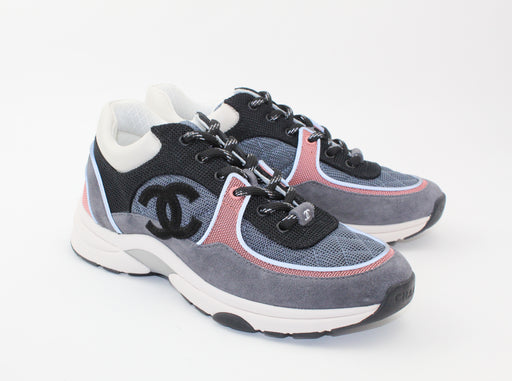 Chanel Suede and Calfskin Sneakers