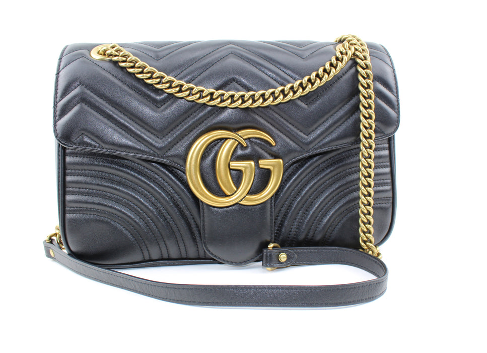 GUCCI GG MARMONT MEDIUM MATELASSÉ SHOULDER BAG