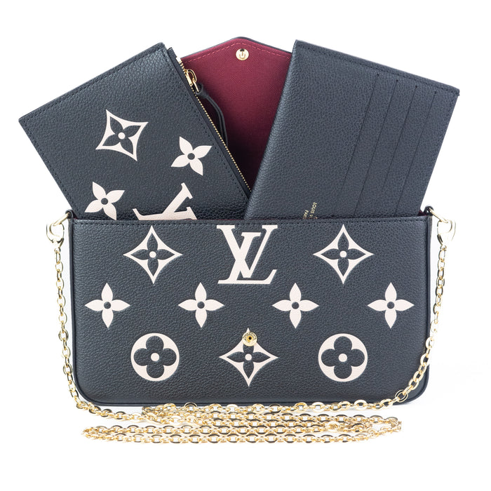 Louis Vuitton Felicie Pochette  Monogram Empreinte Leather